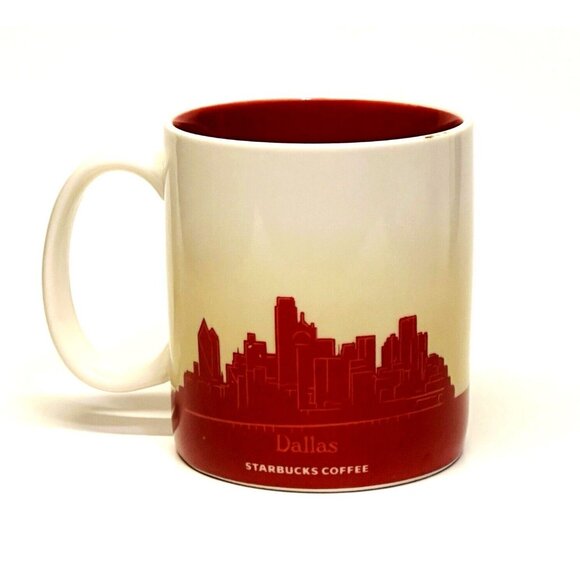 Starbucks Dallas Coffee Mug Cup City Icon Series Collection Collector 16oz Texas - Picture 2 of 7